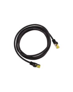 Cat6A RJ45 S/FTP Musta 3m LSZH