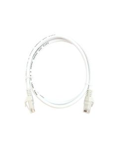 Kytkentäkaapeli Orbis Cat6 RJ45 U/UTP Valkoinen 0,25m - 20m
