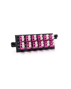 Adapterilevy 12 LC duplex OM4 std