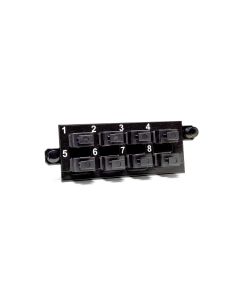 Adapterilevy 8 MPO/MTP  key u/d adapterit