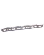 1U 24xRJ45 STP paneeli maalaamaton 19"