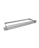 1U 48xRJ45 STP paneeli maalaamaton 19"