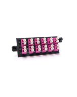 Adapterilevy 12 LC duplex OM4 std