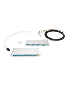 Valmiskaapelipaneeli 48 OS2 LC/UPC-LC/UPC 10-40m